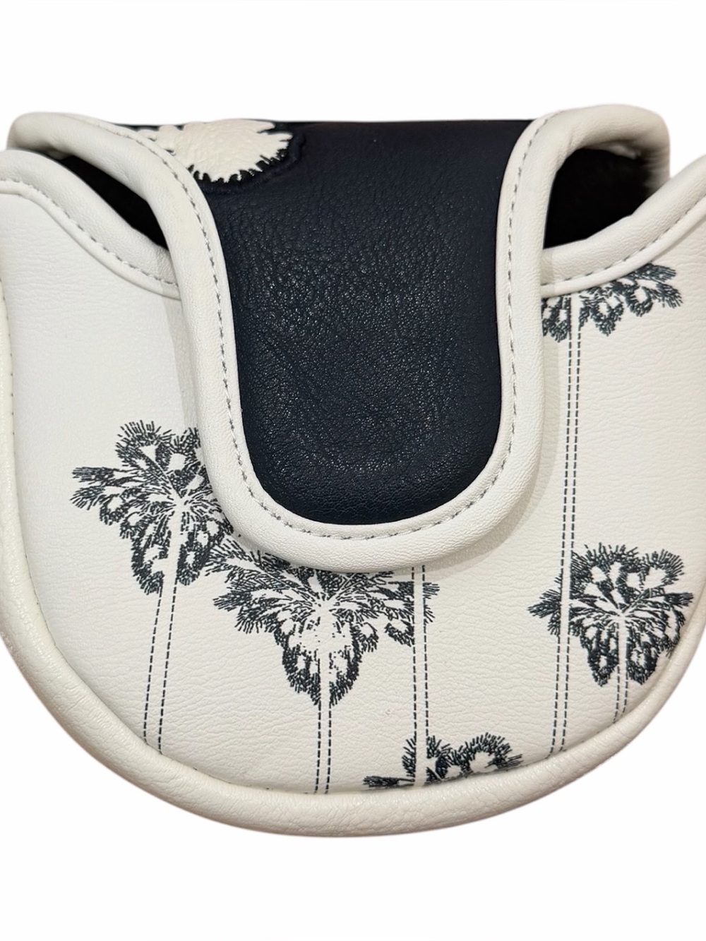 CMC Design Golf CA Mallet Putter Cover Limited Edition Ivory Blue Palm Bear NWT